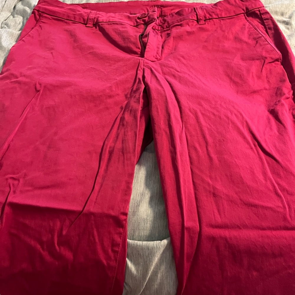 Pink Kut from the Kloth ankle pants